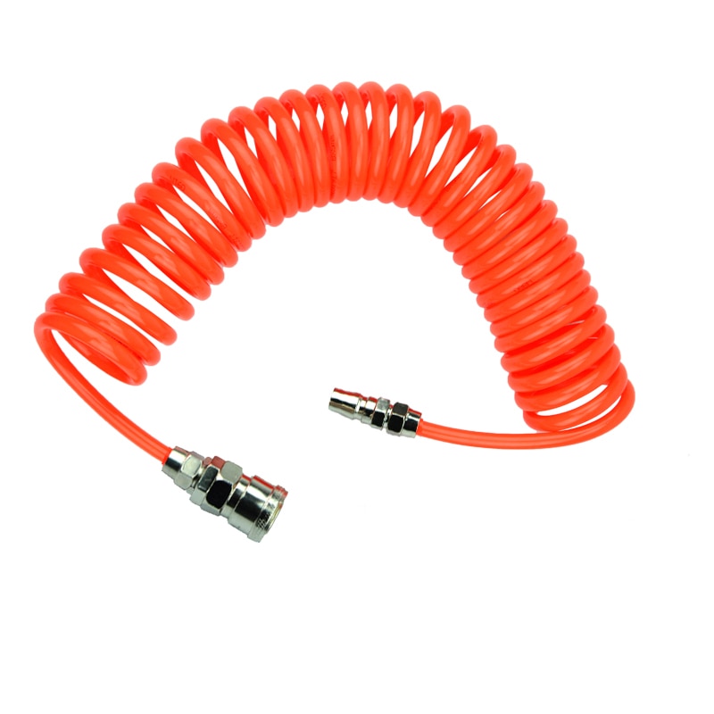 Hose For Compressor Air Tool 8mm 10mm12mm 6M 9M 12M 8x5 12x8 High Pressure PU Tube Pipe Gas Spring Pneumatic Telescopic Spiral