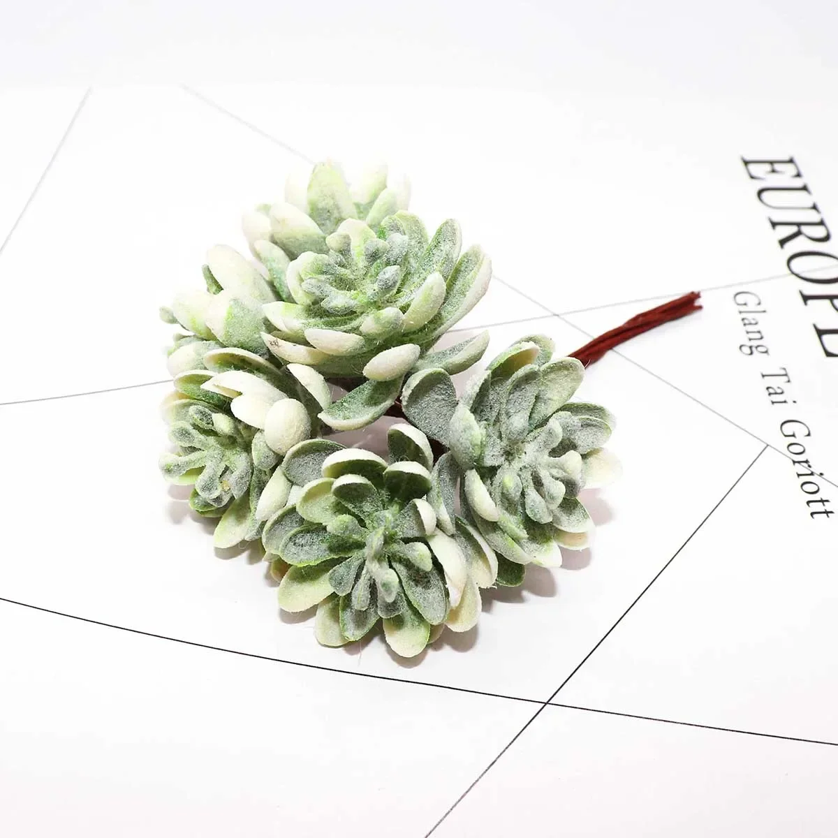 6 stücke/10 stücke Grün Kunststoff kiefer kegel vasen für Heimat Dekor hochzeit dekorative blumen kränze weihnachten Handwerk künstliche pflanzen