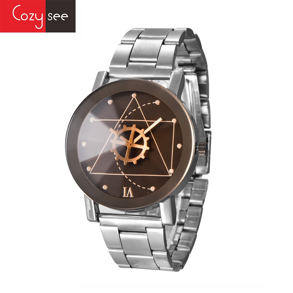 Original Couple montre en acier inoxydable paire montres horloge pour hommes et montre pour femme