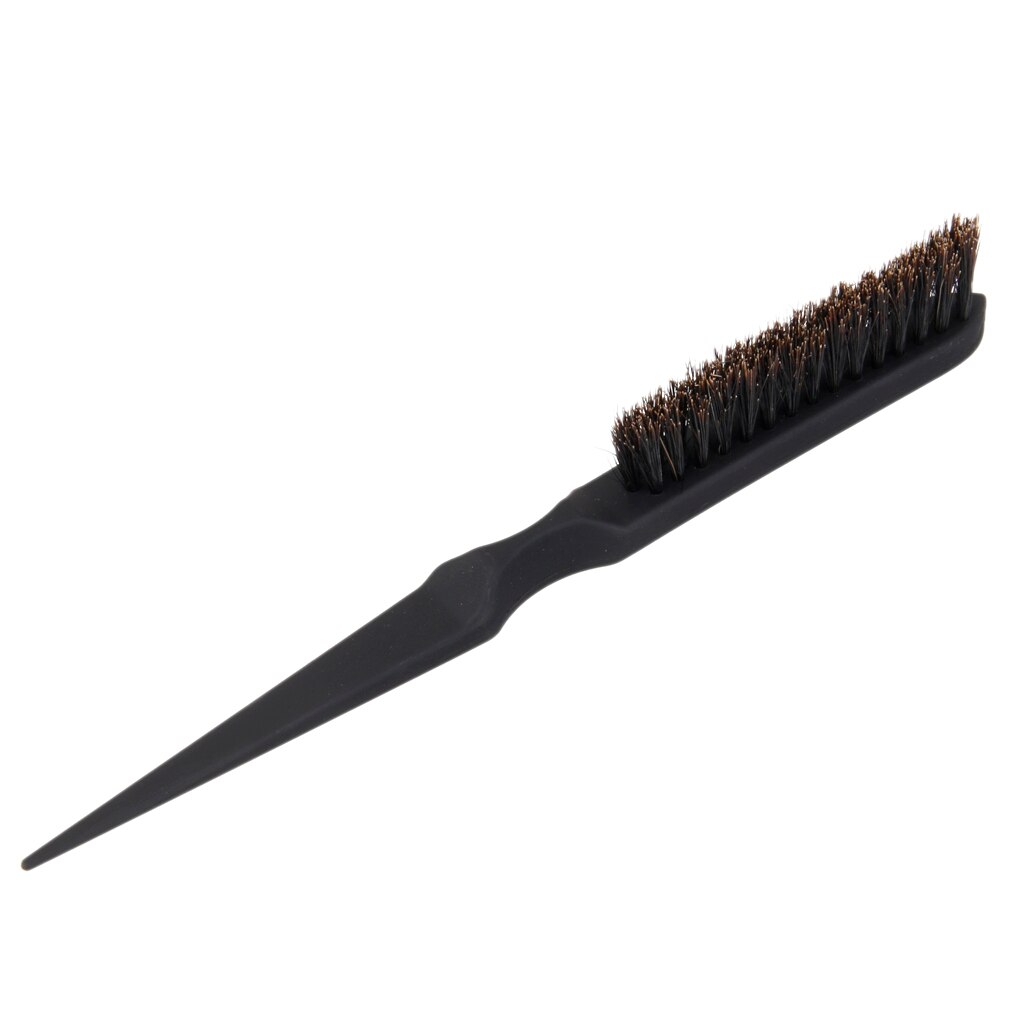 Hairdressing Teasing Back Combing Hair Brush Styling Comb Black