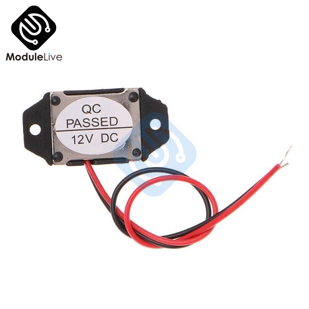 DC 12V 85dB Alarm Buzzer Mini Electronic Alarm Buzzers Continuous Constant Tone Buzzer Tools