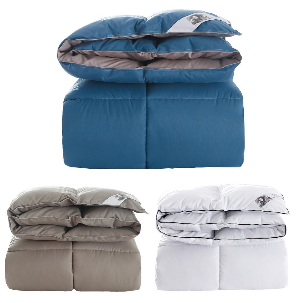 Pur coton vers le bas velours duvet d'oie couette hiver étudiant dortoir hôtel chambre couette vers le bas couette