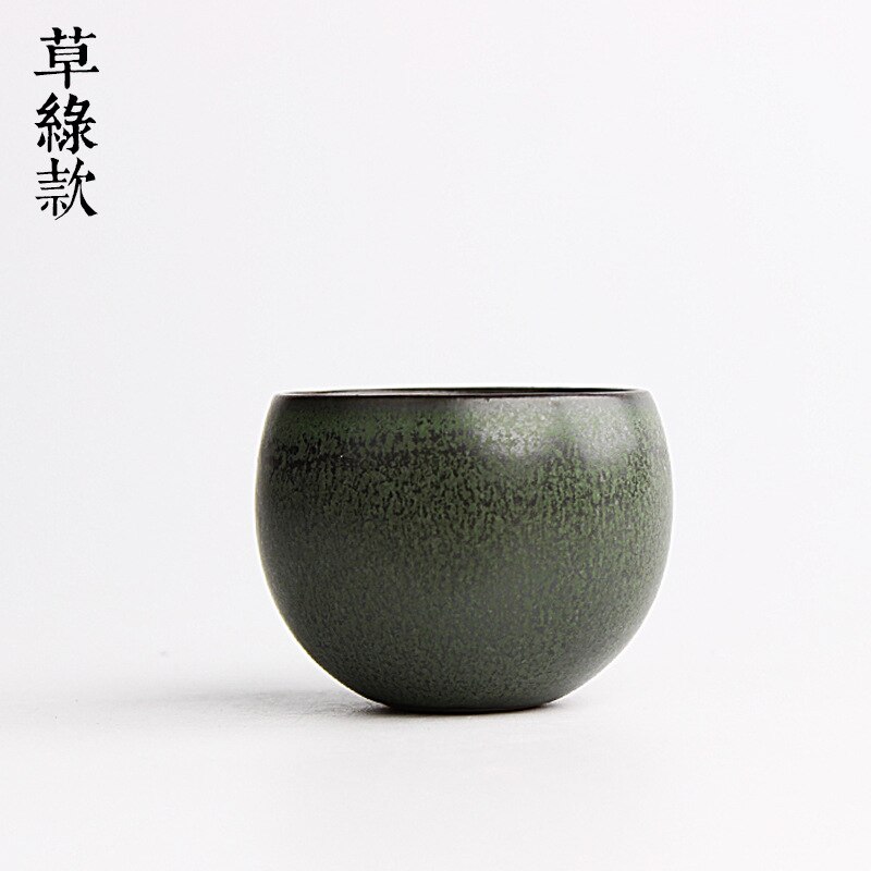 Japanse Stijl Drinkware Oude Oven Grof Aardewerk Thee Cup Keramische Cup Kung Fu Thee Pu'er Theekopje 90 ml Aardewerk Thee ceremonie: I