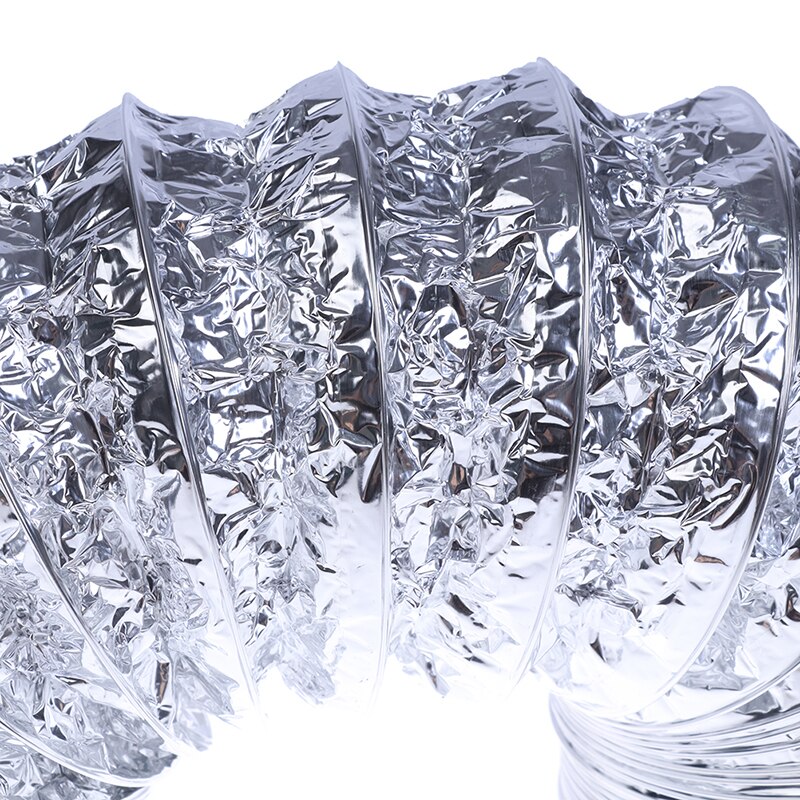 3.1Inch Flex Air Aluminum Foil Ducting Dryer Vent Hose For Ventilation 1.5M Ventilation Air Tube For Kitchen Bathroom