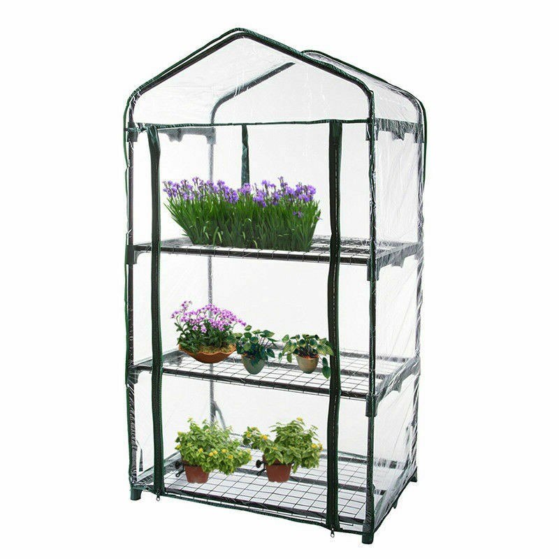 Garden Heating House PVC Multi-level Small Flower House Greenhouse Plate Cover (without Iron Stand)