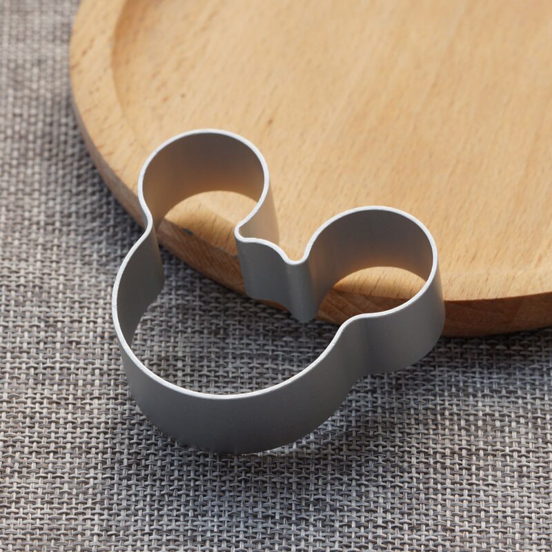 Moules à biscuits pour créer des animaux | Ours, chien éléphant papillon lapin cerf chauve-souris poisson souris, moules à biscuits, outils de pâtisserie: Mouse Head