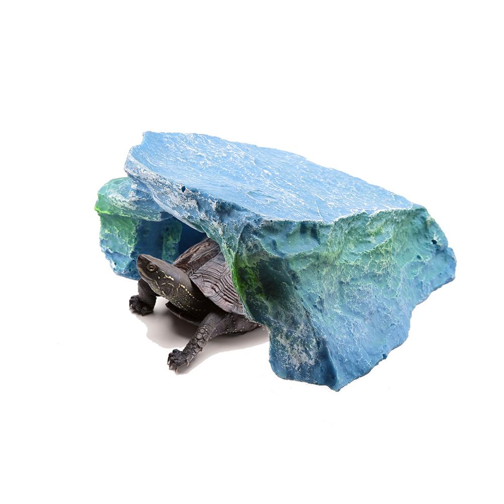 Reptile Breeding Box Decoration Reptile Cave Den Herp Habitat Reptile Rock Hide Cave Habitat Reptile Pet Shelter House