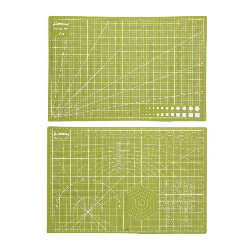 1pc skæreunderlag patchwork cut pad  a3 skærebræt dobbeltsidet selvhelbredelse: A3