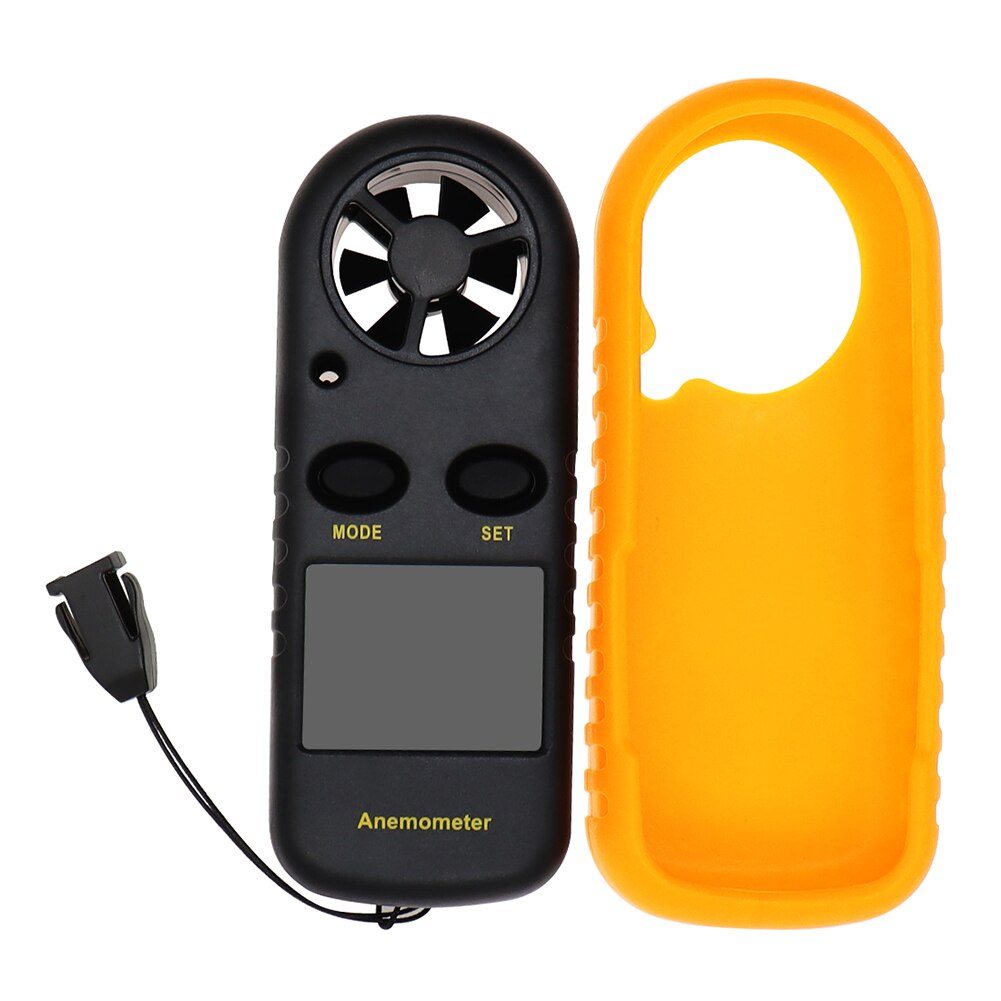 1Pc GM816 Digitale Anemometer Thermometer 30 M/s Wind Meter Guage Temperatuur Tester Met Lcd Backlight Hand-Held anemometer