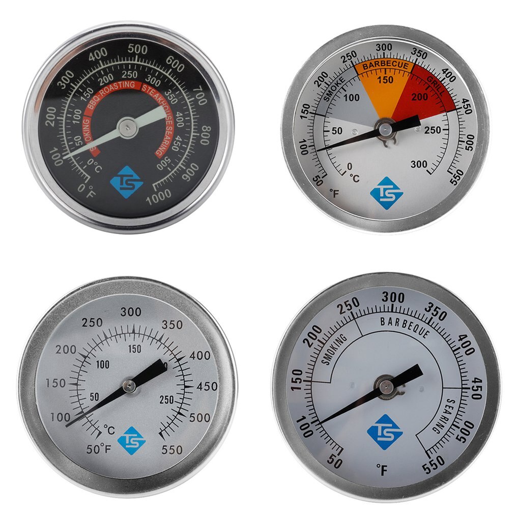 Fluorescerende Grill Oven Thermometer Rvs Grill Oven Thermometer Barbecue Temperatuur Meetinstrument