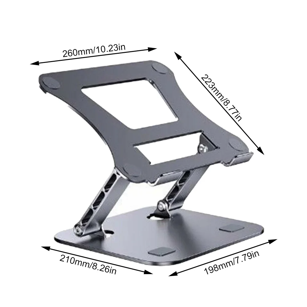 Universele laptopstandaard 17-inch opvouwbare mobiele telefoonstandaard Ondersteuning mobiele telefoon bureaubeugel Luie houder Lifting Cooling Stand: Rood