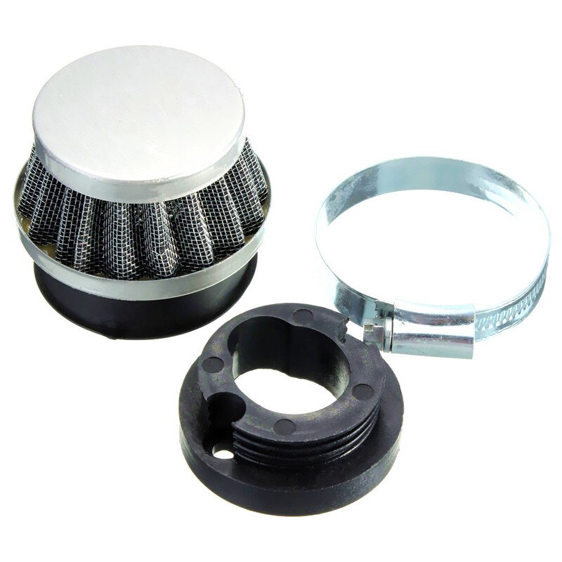 47cc 49cc Mini Filtro de aire para motocicleta Moto Dirt cleanner motor filtro de aire ATV Quad Performance Moto filtro de aire de acero inoxidable