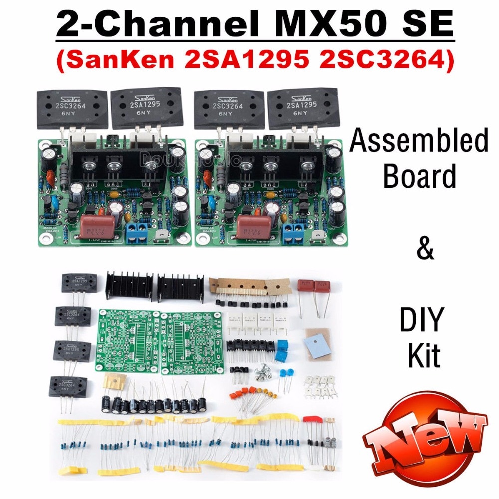 Douk Audio stéréo MX50 SE 2 canaux amplificateur de puissance kit de bricolage et assemblé conseil