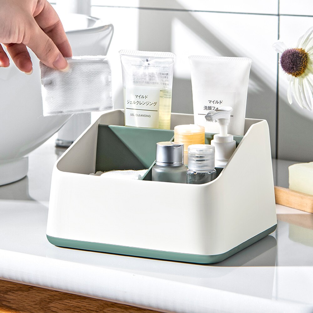 Duurzaam Plastic Pen Papier Bureau Houder Cosmetische Case Container Afstandsbediening Houders Home Kantoorbenodigdheden Opslag