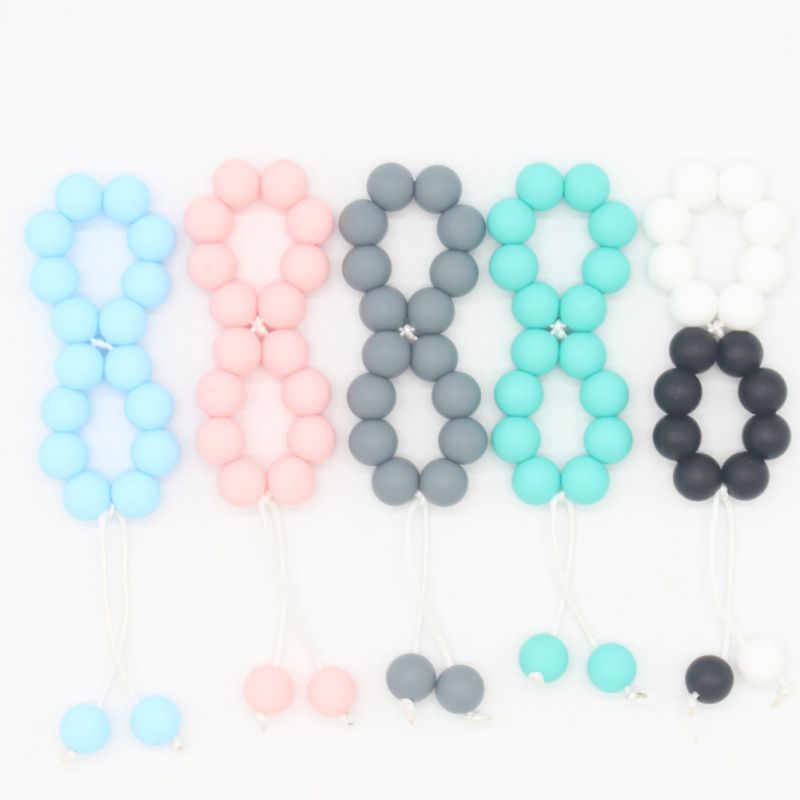 NewBaby Farbe Ungiftig Beißring Armband Molaren Stick Silikon Biss Stick Niedlichen Cartoon-Muster ToyNew
