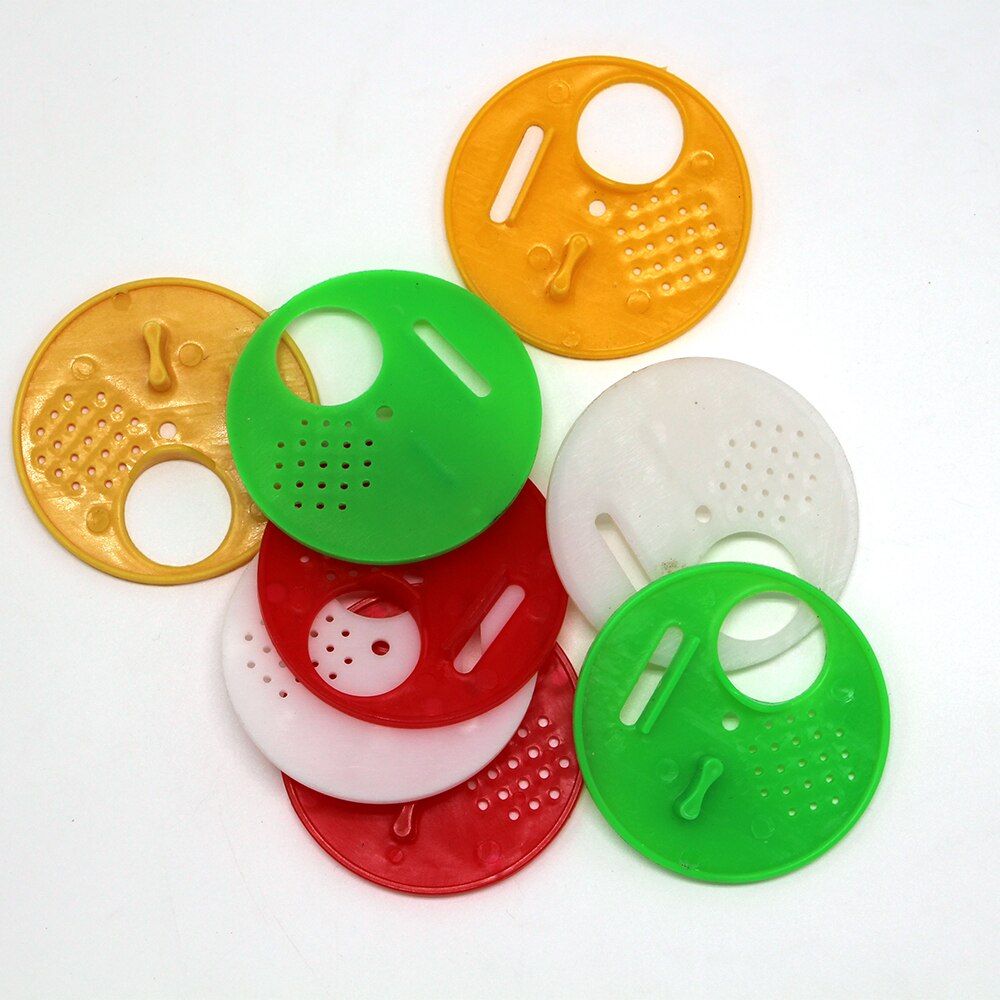 120PCS Single Bee Exit Hive Vent Plastic Beehive Door Round Entrance Ventilation Gate Nest Tools Apiculture Beekeeping Supplies