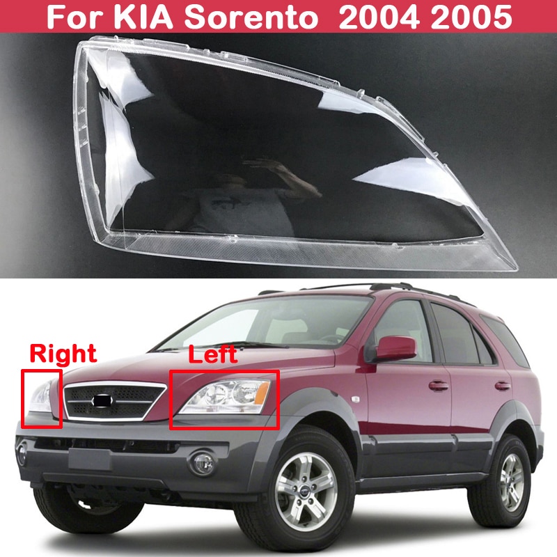 Front Koplampen Voor Kia Sorento 2004 2005 Transparante Lampenkappen Lamp Shell Koplampen Cover