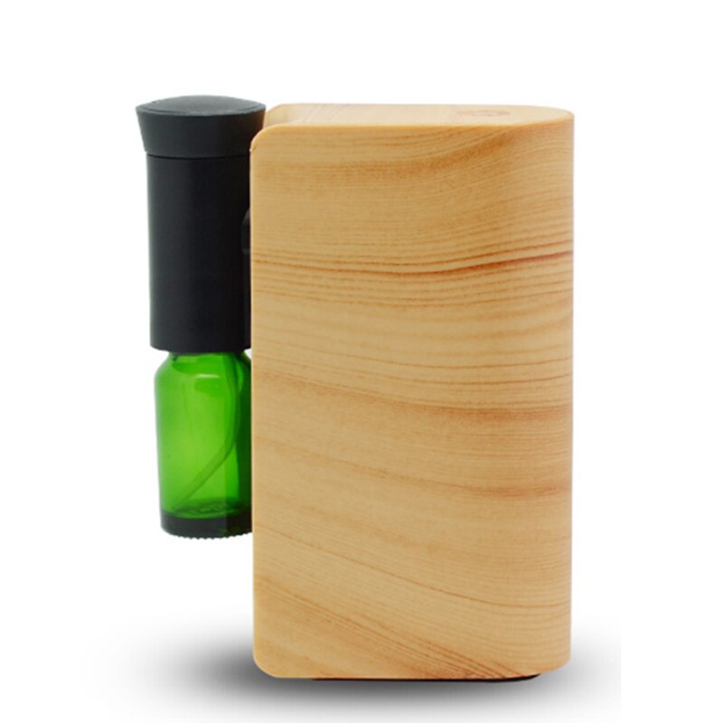 Newly Portable Aromatherapy Diffuser Wood Grain USB Home Essential Oil Diffuser with LED Light