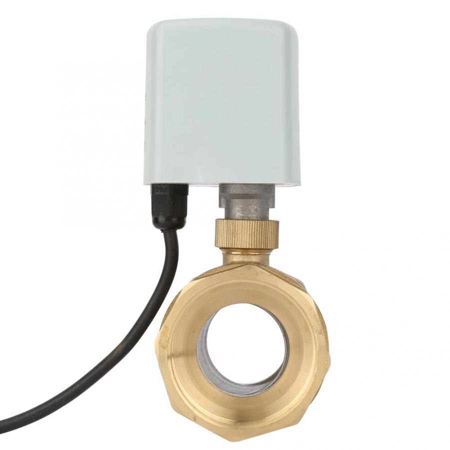 Solenoid Valve AC220V DN50 2" Inch 2-Way 3-Wire Brass Electric Motorized Ball Valve Electric Magnetic Valve