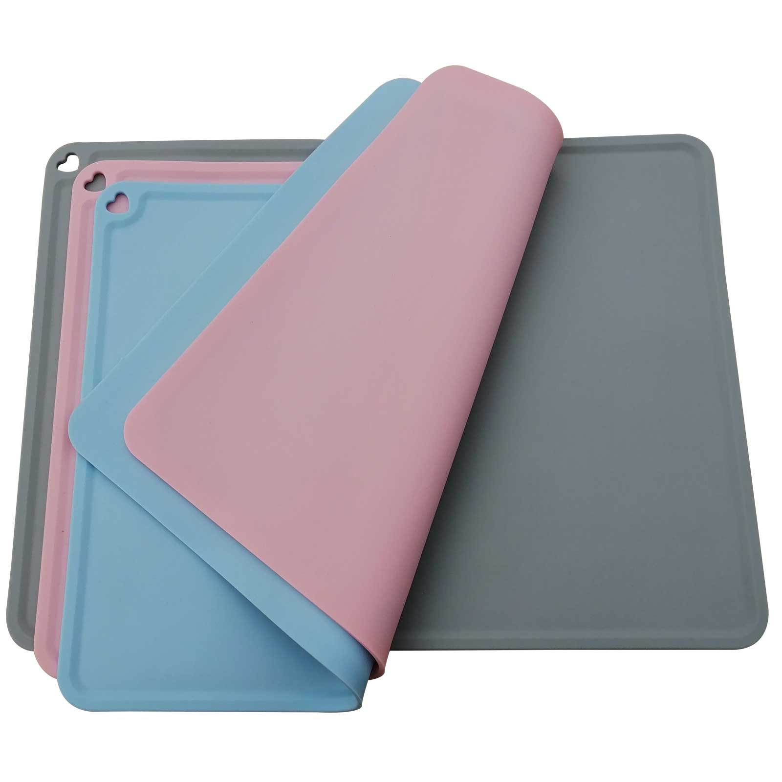 Food Grade Siliconen Placemat Voedsel Matten Waterdicht Anti Slip Lekvrij Tafel Mat Huisdier Voedsel Pads Coaster Keuken Accessaries