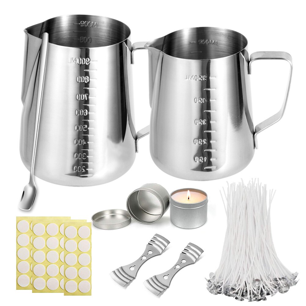 Candle Crafting Tool Kit Candles DIY Craft Tools Candle Wick Candle Making Tool Suitable for Beginner Candle Making Wick Wax Kit