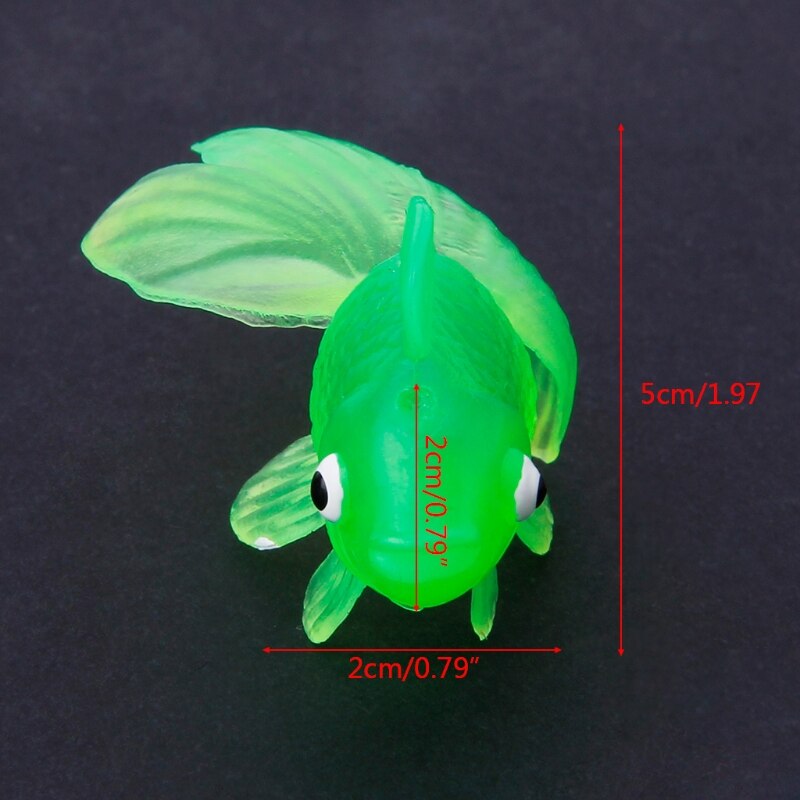 20 stücke Gummi Simulation Kleine Goldfisch Gold Fisch freundlicher Spielzeug Dekoration Schlecht Spielzeug