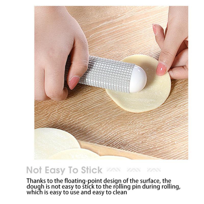 Plastic Non-stick Rolling Pin Kitchen Cooking Baking Tool Craft Baking Fondant Cake Decor Dumpling Skin Dough Roller Rolling Pin