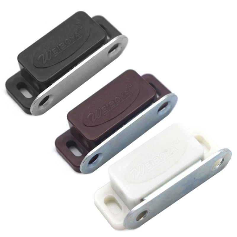 10 stk mini plast skab magnetisk lås lås lås dør lukker stop spjæld buffere til køkken møbler skab skab