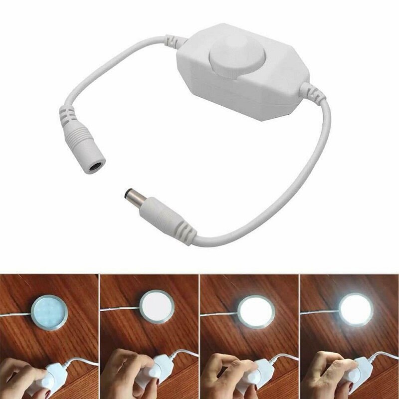 12V Car Camper Van RV Interior Lights 21 LED Round Cabinet Kitchen Spotlights