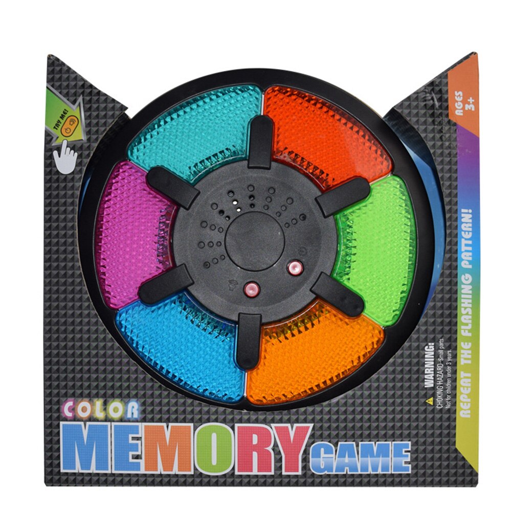 Gioco di Memoria portatile Educativo Scuola Materna tocco Presse Alimentato A Batteria A Casa Pratico quiz Giocattolo con La Luce Del Suono Del desktop