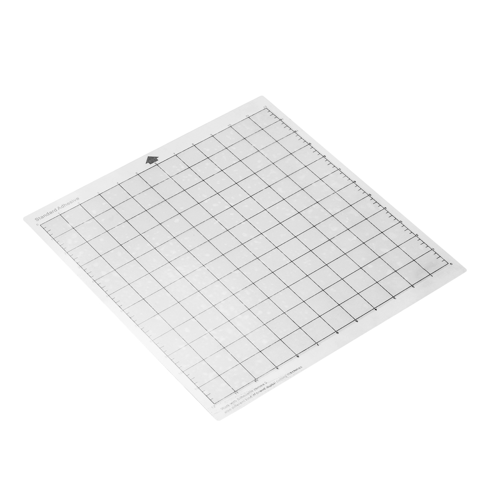 10Pcs Replacement Cutting Mat Transparent PP Material Adhesive Mat with Measuring 12 Inch for Silhouette Cameo Plotter Machine