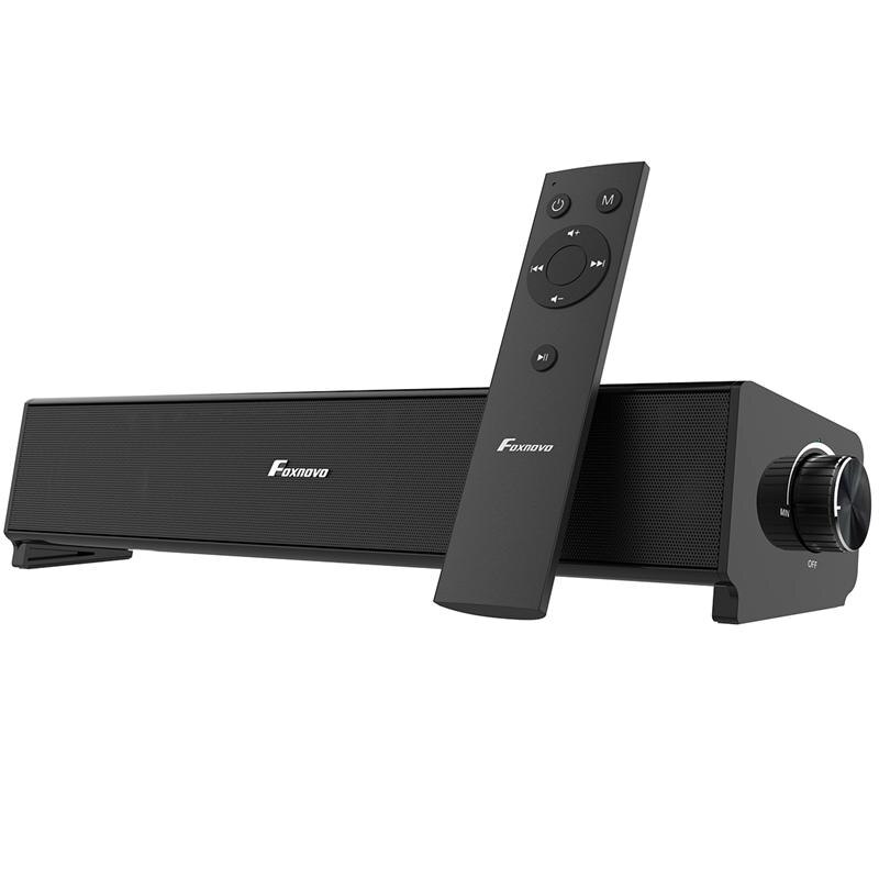 1 PC Smart TV Sound Bar Wireless Home theater 20W Desktop Subwoof Speaker Soundbar for Computer Home Theatre