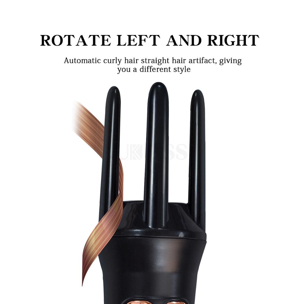 Fer à friser automatique bigoudis longue durée rouleaux rotatifs outils de Salon de coiffure bigoudi automatique bigoudi électrique directe