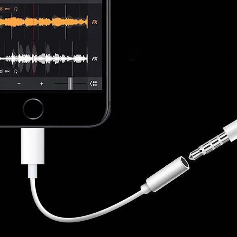 Jack Headphone Connector Converter 8pin to 3.5mm AUX Adapter For iPhone 15 14 13 12 Pro Max Mini XS XR X Lighting to 3.5 mm