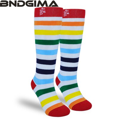 Kobiety/mężczyzna/dzieci zimowe narciarskie skarpety sportowe skarpety snowboardowe termiczny długi narciarski śnieg piesze wycieczki skarpety sportowe skarpetki uniseks nowość: Color 2 / M