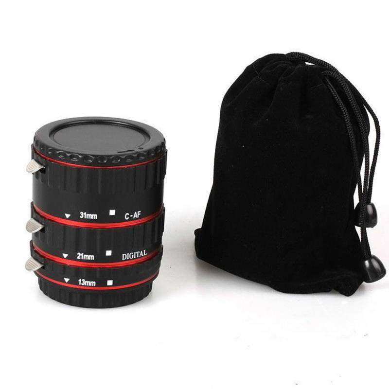 Kamera linse adapter ring montering af autofokus makro forlænger rør ring til canon ef-s objektiv  t5i t4i t3i 100d 60d 70d 550d 600d 7d