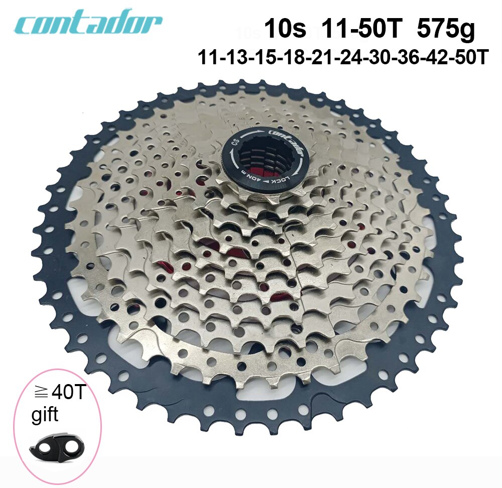 Contador bicycle cassette 8 9 10 11 12velocità MTB flywheel 11-40T/11-42T/11-46T/11-50T/11-52: 10S 11-50T