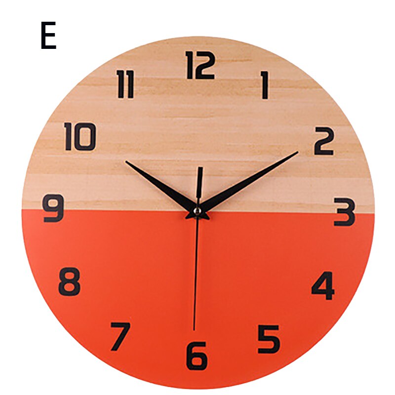 Fruit Digital Clock Modern Silent Digital Decorative Wall Clock for Home Living Roon Office Wall Decor: E
