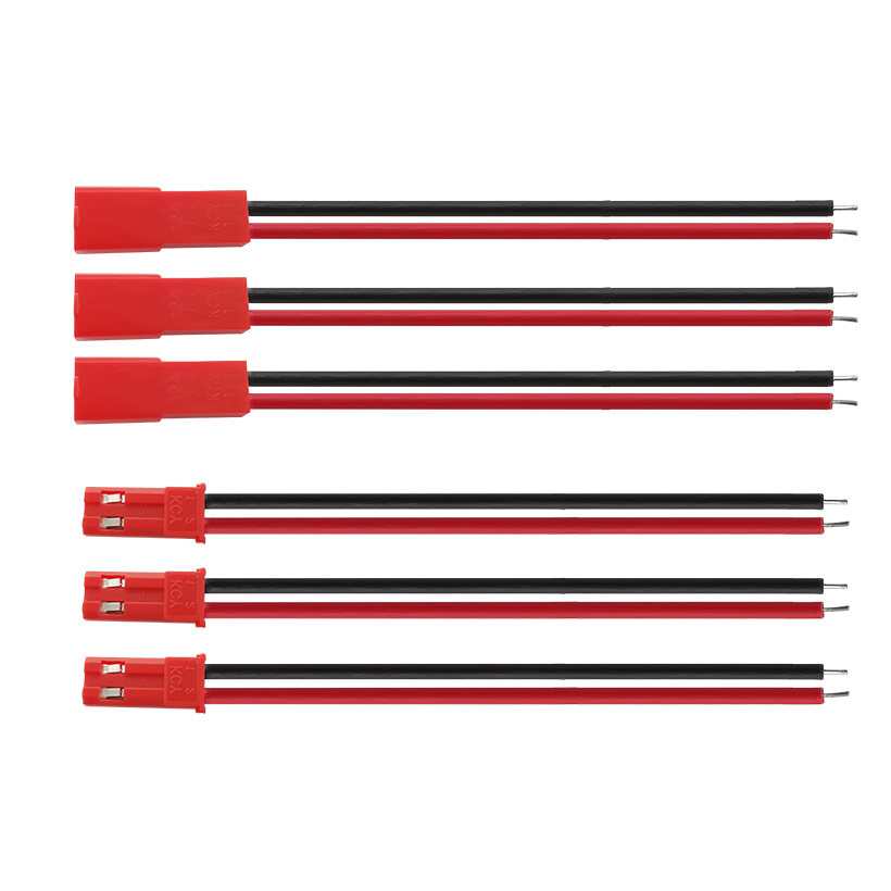 5/10Pair JST 2 Pin Male Female Wire Cable Connector JST 2P Plug Jack Connector Terminal Cable for DIY Toys LED Lamp