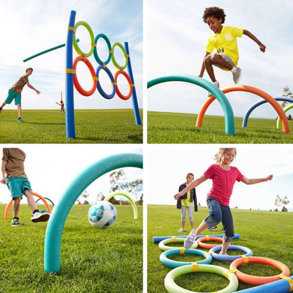 Zwembad Noodle Op Voor Frame Zwembad Noodle Flexibele Draagbare Water Float Aid Foam Staaf Noedels Kids Kinderen Water Sport tool