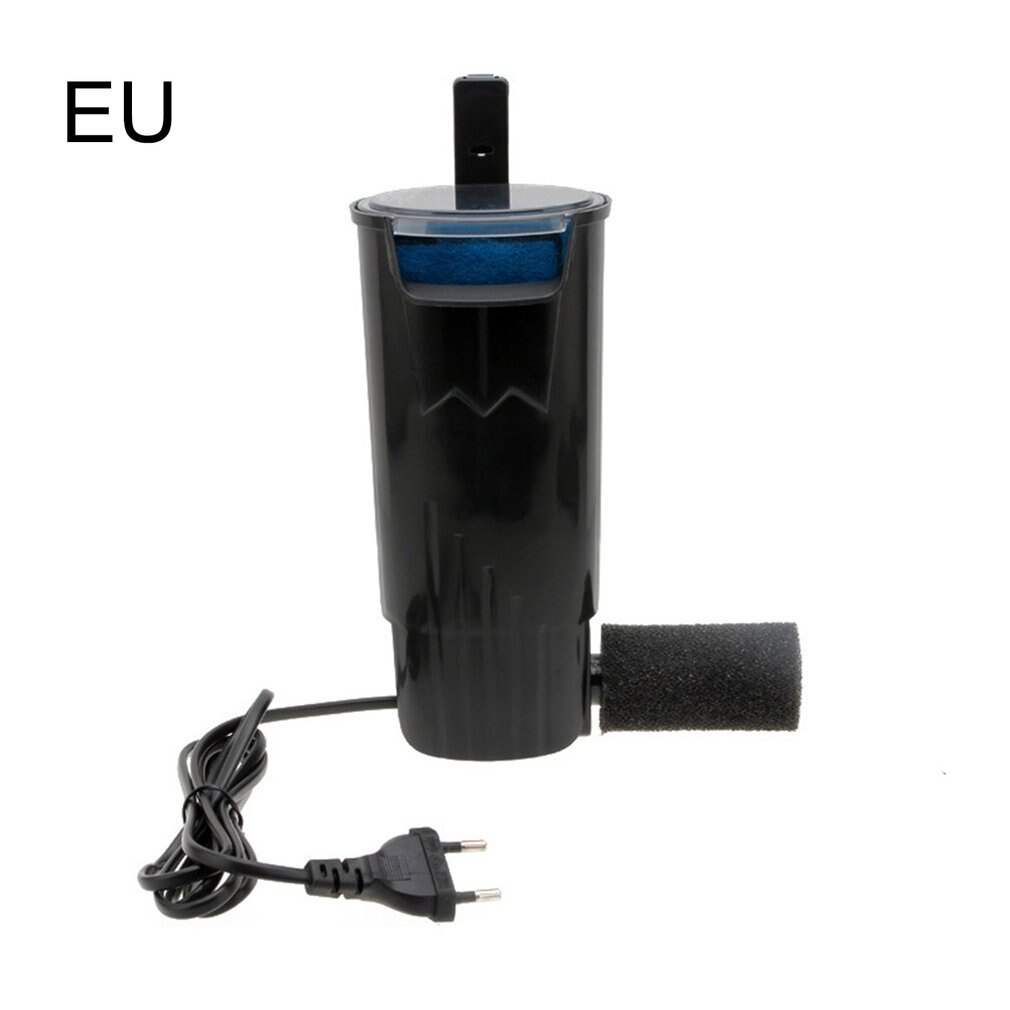 Lage Waterstand Filter Klein Aquarium Filtratie Zuurstof Pomp Mini Aquarium Schildpad Filter Waterval Flow: EU