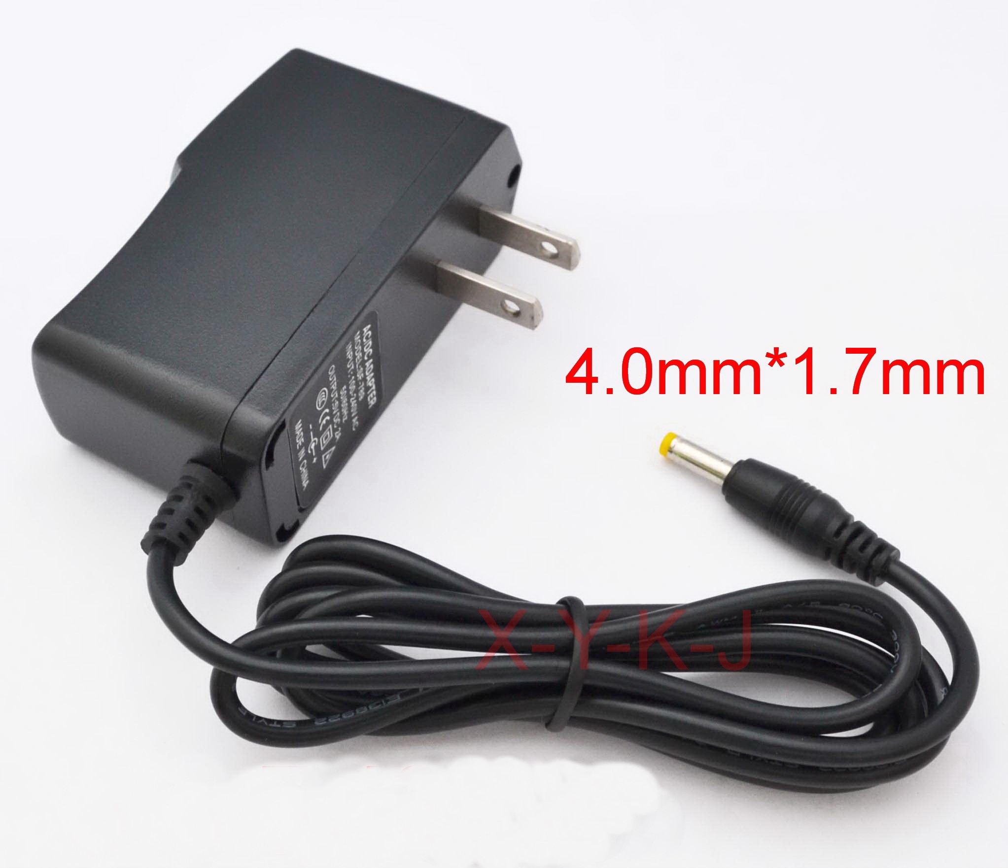 Tomada eua adaptador de 3v 4.5v 5v 6v 7.5v 8v 9v 10v 12v 15v 500ma 0,5a 1a 1000ma fonte de alimentação chaves 4.0mm x 1.7mm