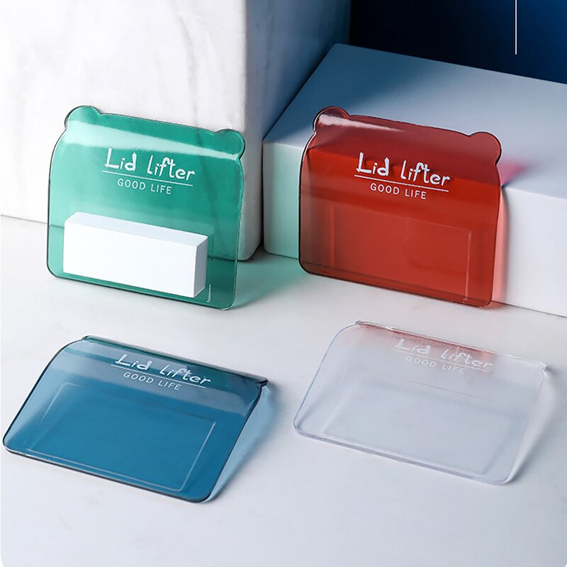 Portable Nordic Transparent Toilet Seat Lifter Toilet Lifting Device Avoid Touching Toilet Lid Handle WC Bathroom Accessories