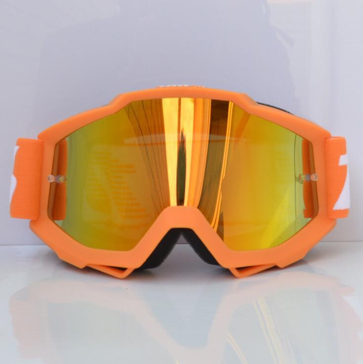 Motocross Goggles MX MTB Glasses Off Road Dirt Bike Motorcycle Helmets Goggles Ski Sport Glasses Mountain Bike Goggles 1001: Orange