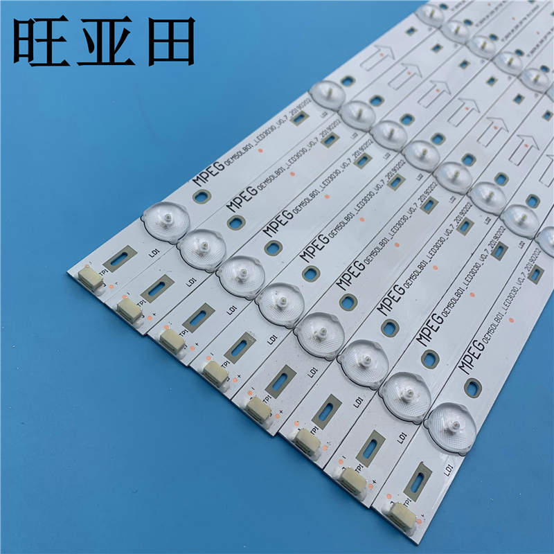 Led backlight strip 50 d 2700 50 hr 330 m 05 a 0 v2 for tcl 50 & #39 ;& #39 ;  tv 50 fs 3800 50 fa 3213 lvf 500 au 0t e4 4c-lb500t-yh2