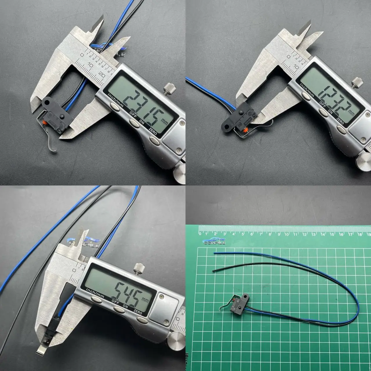 Microinterruttore impermeabile con cavo G303-130em serratura della porta di automobile che carica l'interruttore di controllo del mucchio