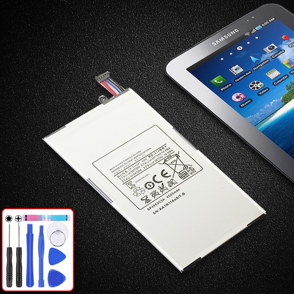 Grade Een Tablet Batterij Voor Samsung Galaxy Tab Gt P1000 P1010 SP4960C3A 4000 Mah