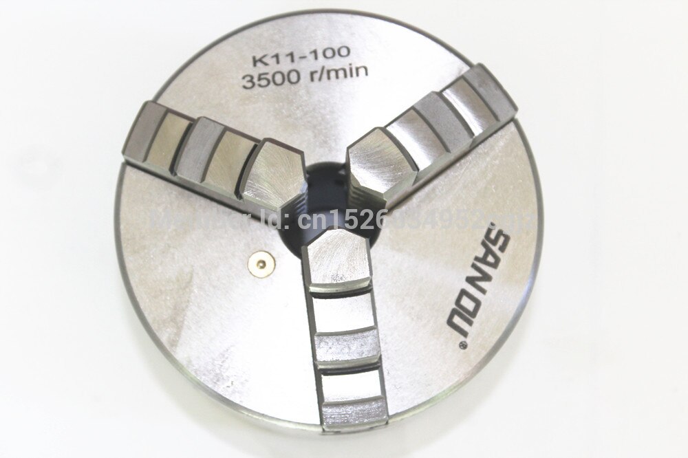 san OU K11-100 3 szczęki tokarka ręczna 100mm 4 "samozaciskowy uchwyt centrujący trzy szczęki stal hartowana robić wiercenia tokarka