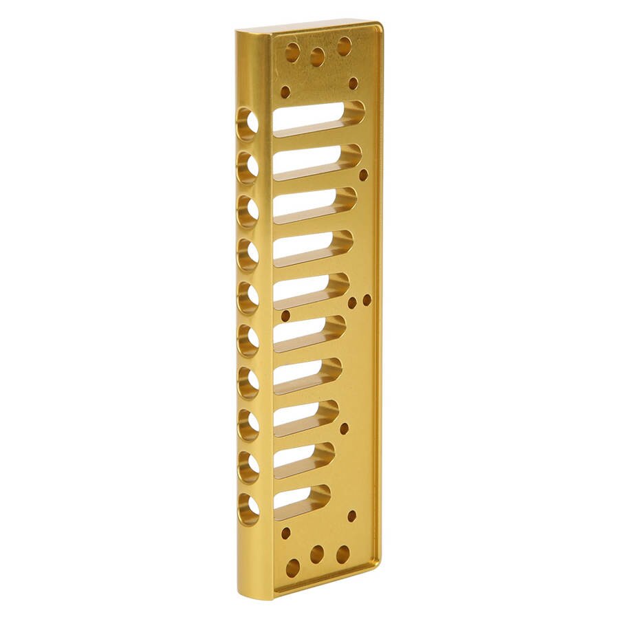 Brass Instruments Brass Instrument Parts Accessories Harmonica Comb 10‑Hole Blues Harp Comb Part for HOHNER SP20 Aluminum