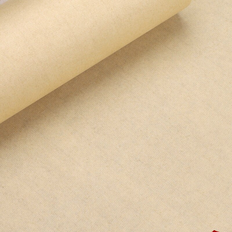 Xuan-rollo de papel antiguo de 20m de largo, cepillo de papel de arroz semiadulto, escritura, caligrafía, Pratice, grueso, papel Retro liso Xuan: 0.34x20m / A